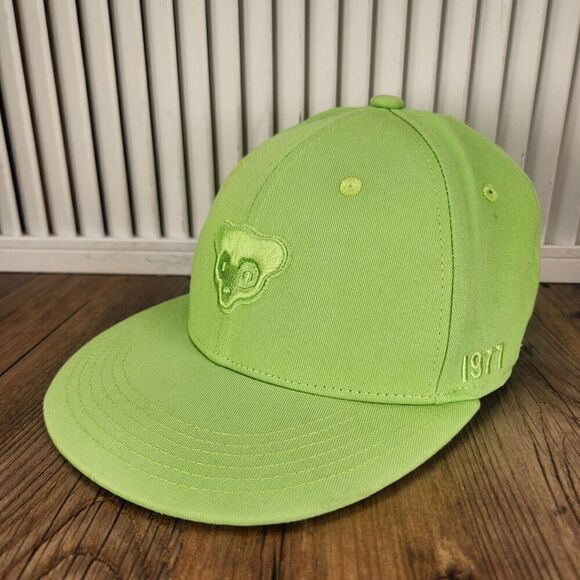 Chicago Cubs 1977 Budweiser Melonwear Hat Cap Snapback Lime Green MLB Sport Bear - Picture 1 of 10
